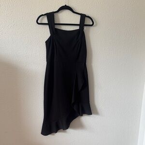 Teeze Me Black Asymmetrical Dress